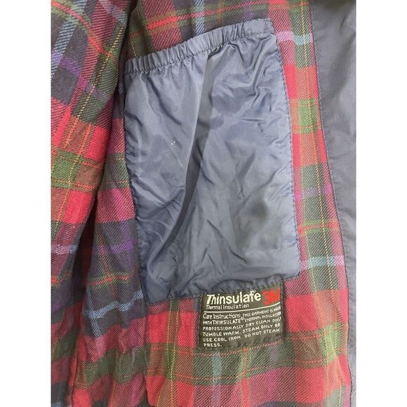 Pendleton Lobo Size XL Men’s Vintage Jacket Red Fleece Lined - Picture 9 of 12